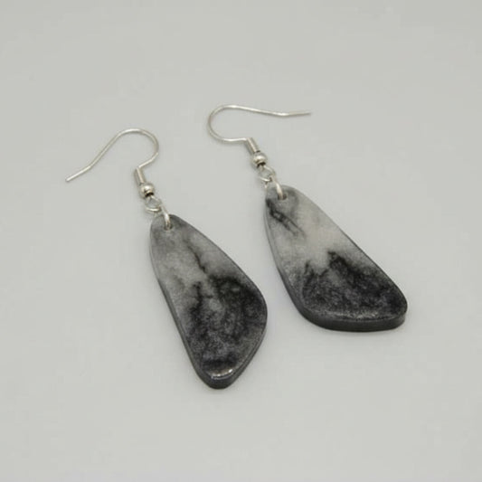 Σκουλαρίκια από Υγρό Γυαλί “Marble Eyes”