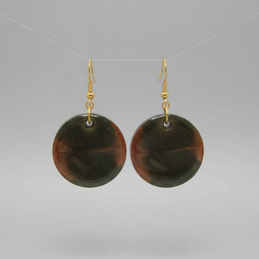 Σκουλαρίκια Από Υγρό Γυαλί “Life Cycle”